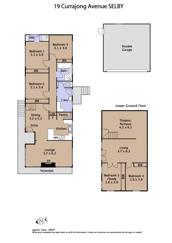 Floorplan of Homely house listing, 19 Currajong Avenue, Selby VIC 3159