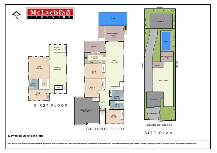 Floorplan of Homely house listing, 42 Swadling Street, Long Jetty NSW 2261