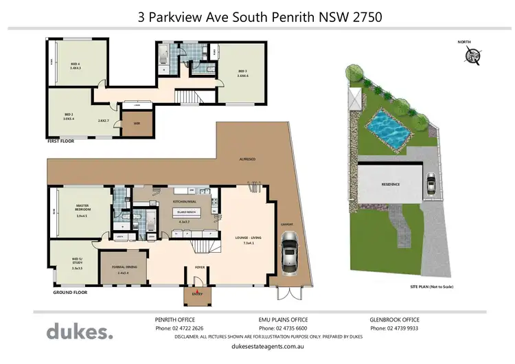 Floorplan of Homely house listing, 3 Parkview Avenue, South Penrith NSW 2750