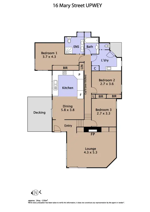 Floorplan of Homely house listing, 16 Mary Street, Upwey VIC 3158