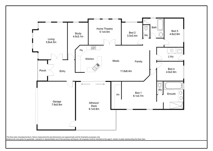 Floorplan of Homely house listing, 21 Towerbridge Rise, Sunbury VIC 3429