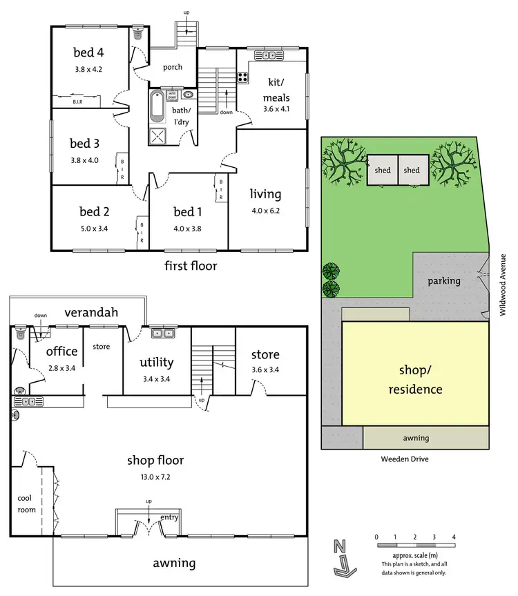 Floorplan of Homely house listing, 6 Weeden Drive, Vermont South VIC 3133