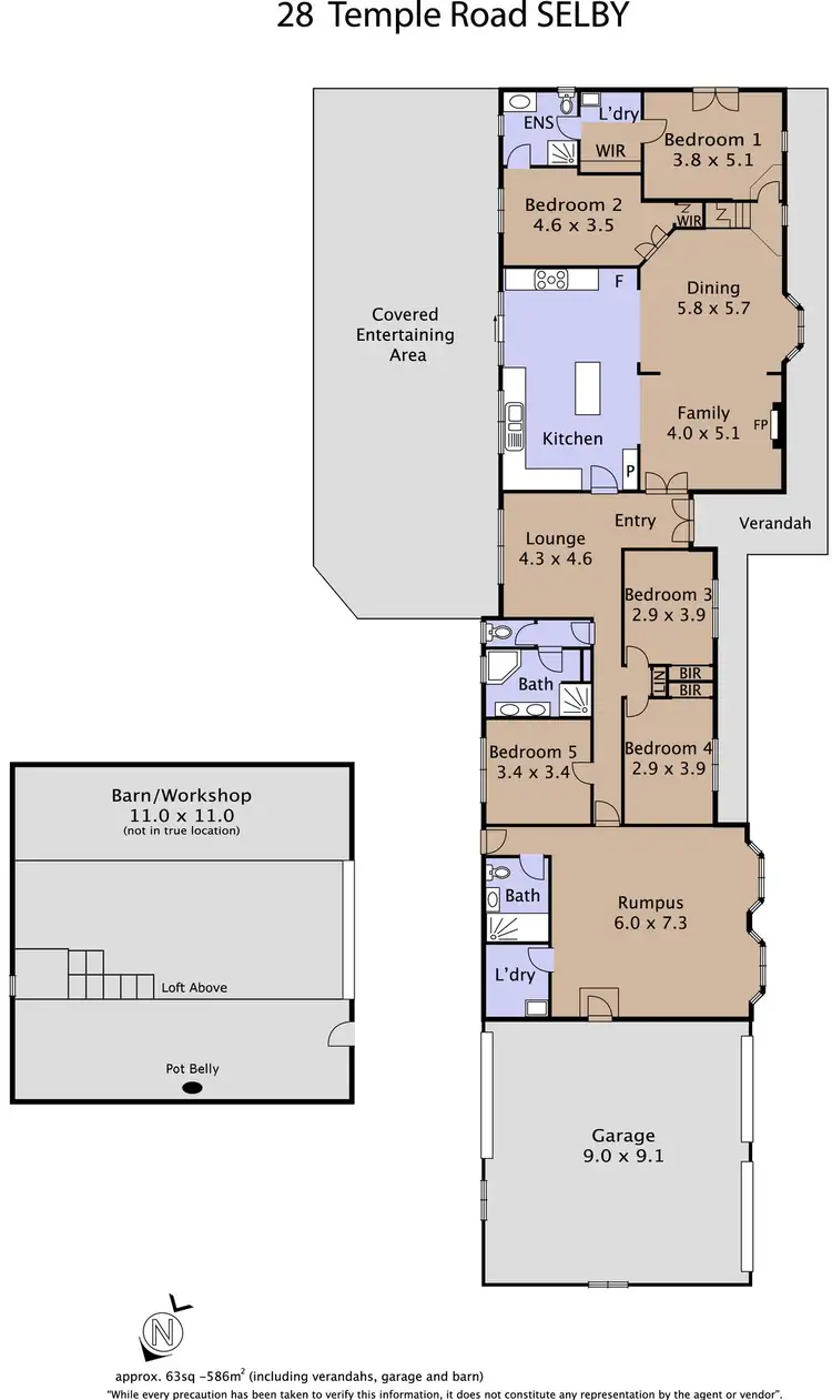 Floorplan of Homely house listing, 28 Temple Road, Selby VIC 3159