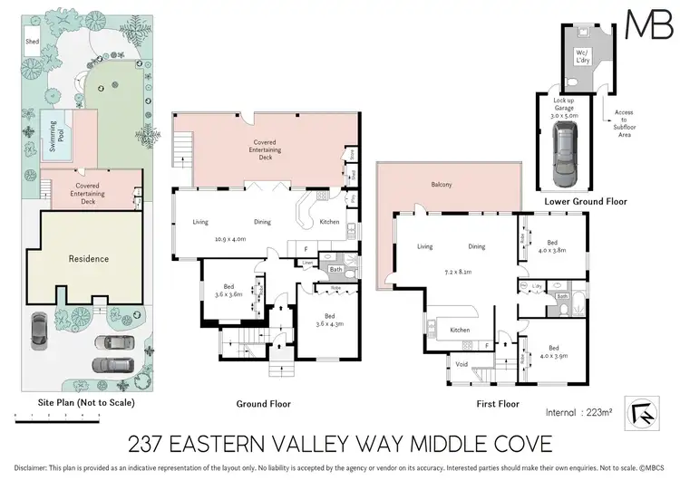 Floorplan of Homely house listing, 237 Eastern Valley Way, Middle Cove NSW 2068