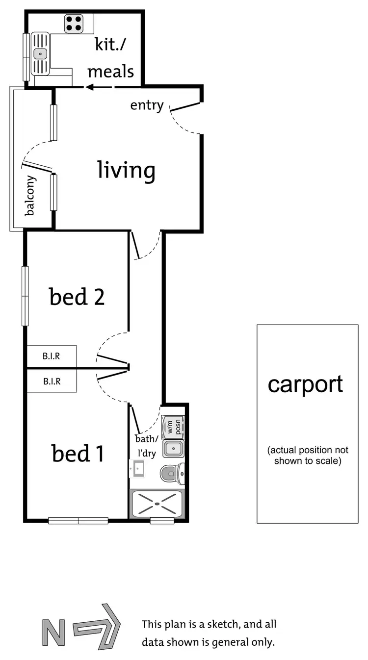 Floorplan of Homely apartment listing, 2/7 Glenmore Street, Box Hill VIC 3128