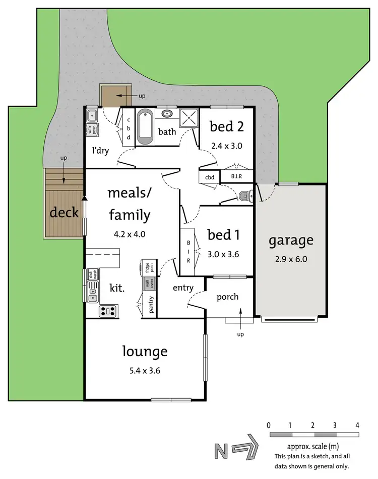 Floorplan of Homely unit listing, 28 McKeon Road, Mitcham VIC 3132