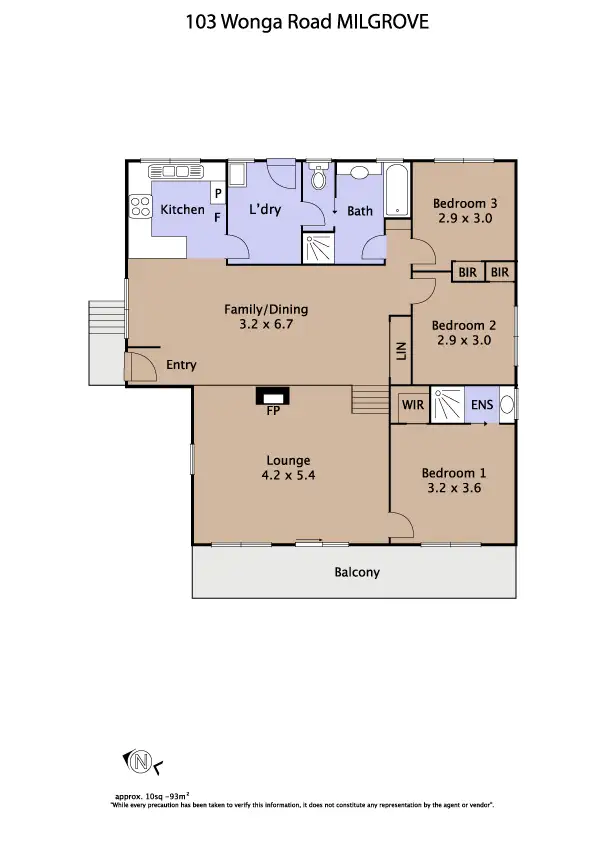 Floorplan of Homely house listing, 103 Wonga Road, Millgrove VIC 3799