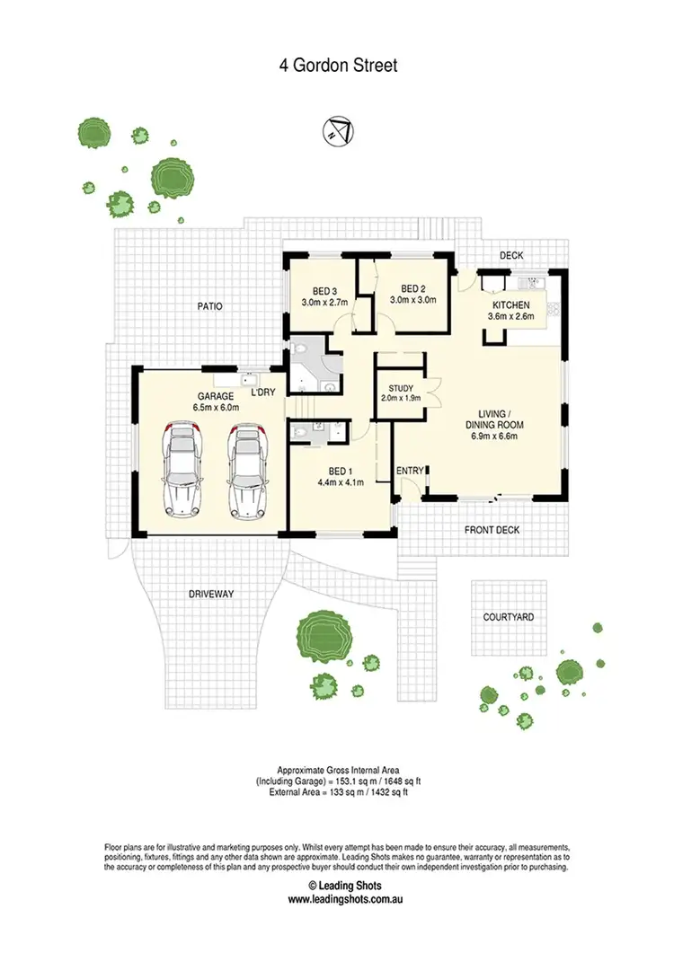 Floorplan of Homely house listing, 4 Gordon Street, Brighton QLD 4017