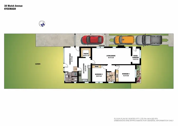 Floorplan of Homely house listing, 38 Mutch Avenue, Kyeemagh NSW 2216