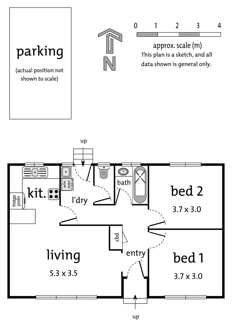 Floorplan of Homely unit listing, 2/189 Bayswater Road, Bayswater North VIC 3153