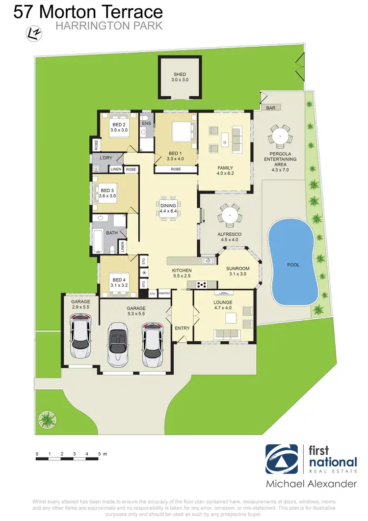 Floorplan of Homely house listing, 57 Morton Terrace, Harrington Park NSW 2567