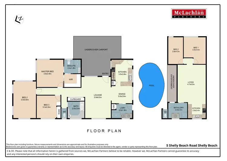 Floorplan of Homely house listing, 5 Shelly Beach Road, Shelly Beach NSW 2261