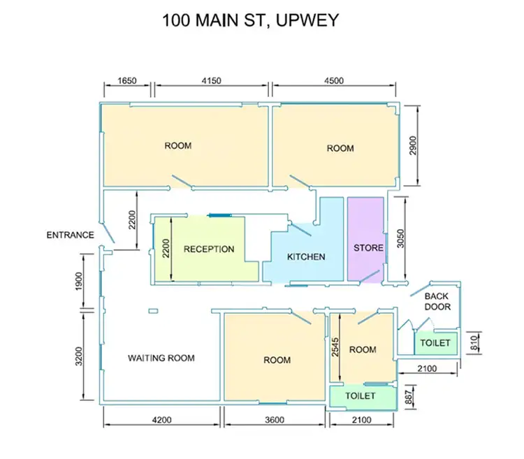Floorplan of Homely house listing, 100 Main Street, Upwey VIC 3158