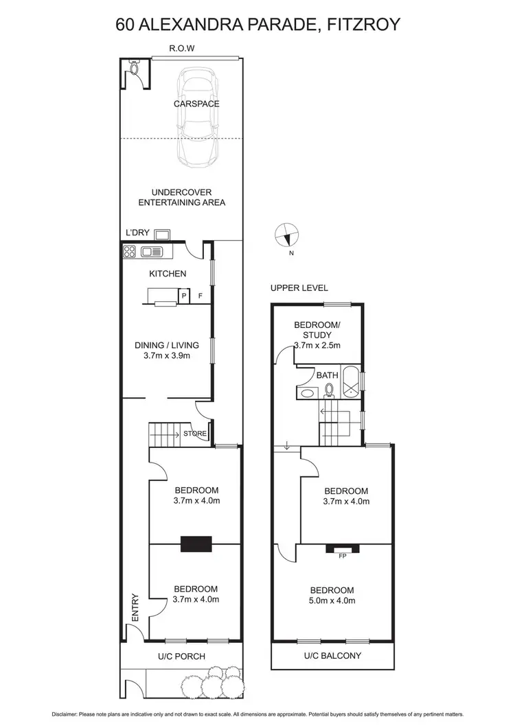 Floorplan of Homely house listing, 60 Alexandra Parade, Fitzroy VIC 3065