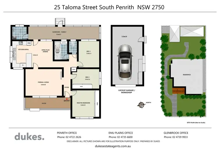 Floorplan of Homely house listing, 25 Taloma Street, South Penrith NSW 2750
