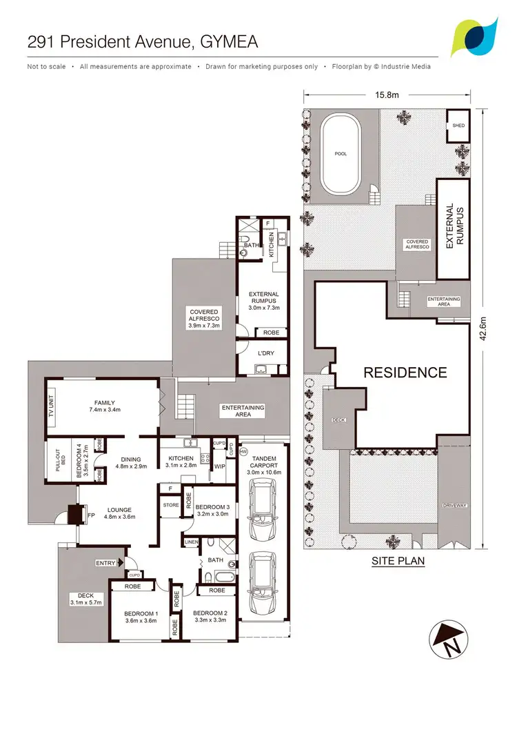 Floorplan of Homely house listing, 291 President Avenue, Gymea NSW 2227