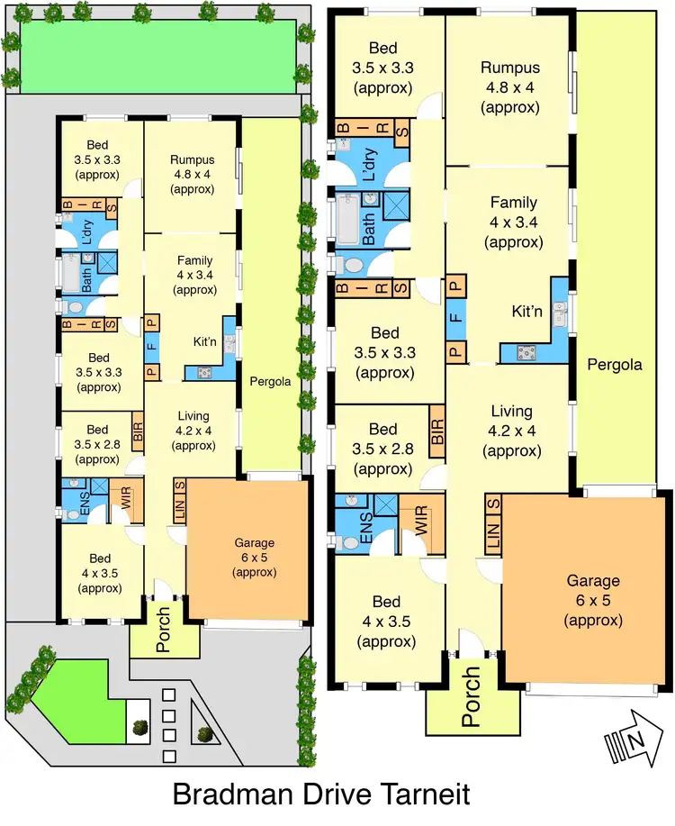 Floorplan of Homely house listing, 10 Bradman Drive, Tarneit VIC 3029