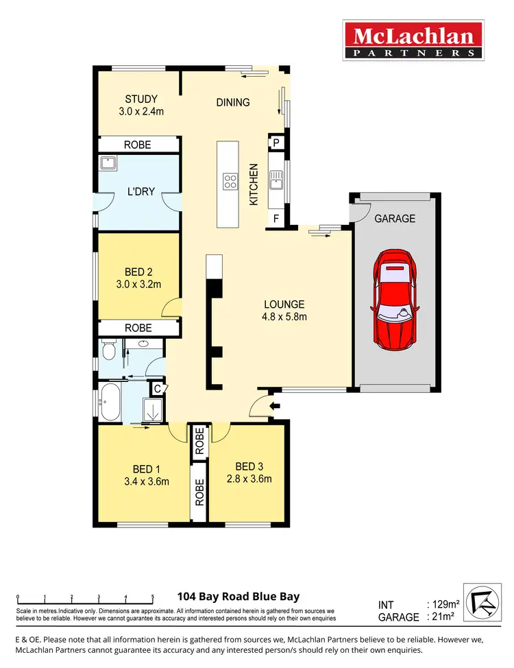 Floorplan of Homely house listing, 104 Bay Road, Blue Bay NSW 2261