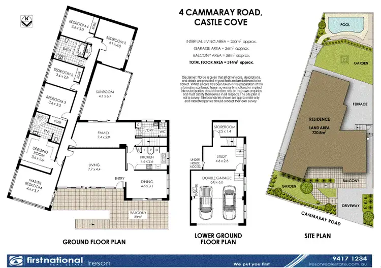 Floorplan of Homely house listing, 4 Cammaray Road, Castle Cove NSW 2069
