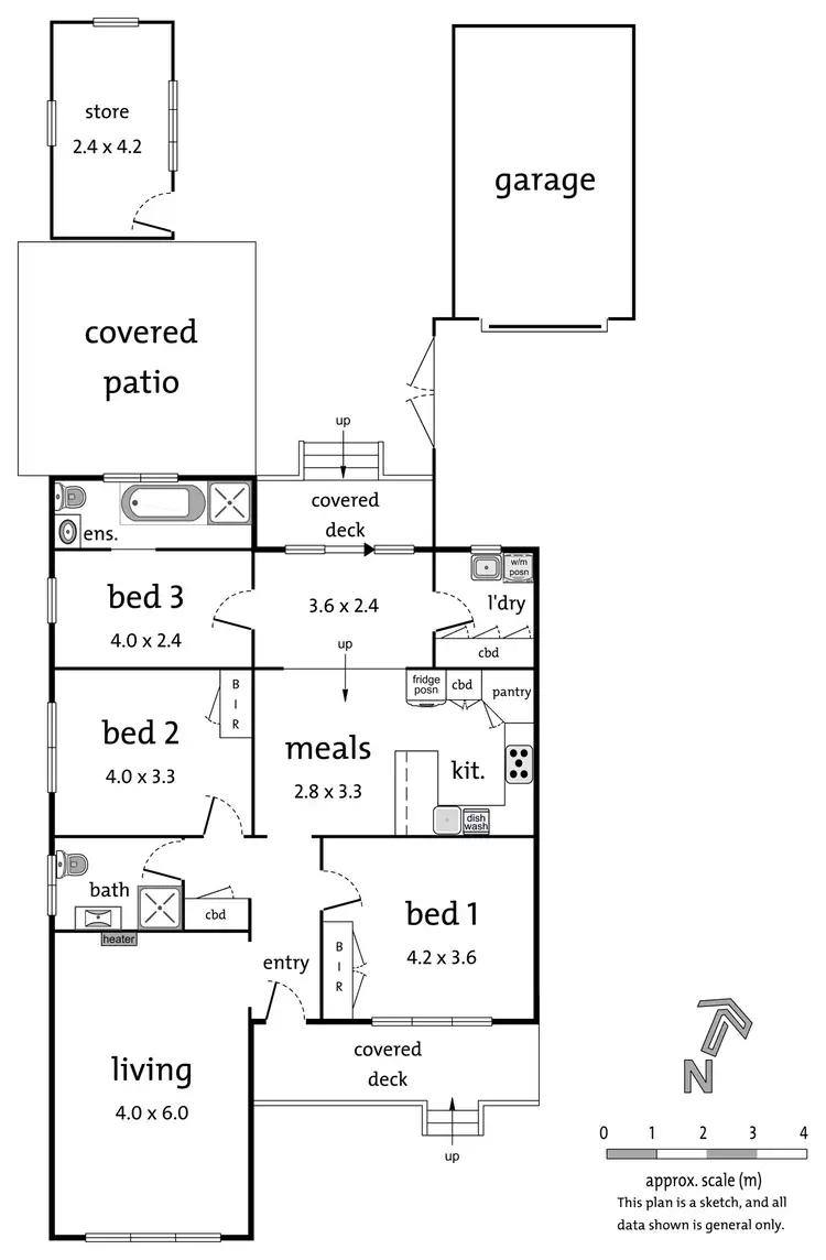 Floorplan of Homely house listing, 13 Stoda Street, Heathmont VIC 3135