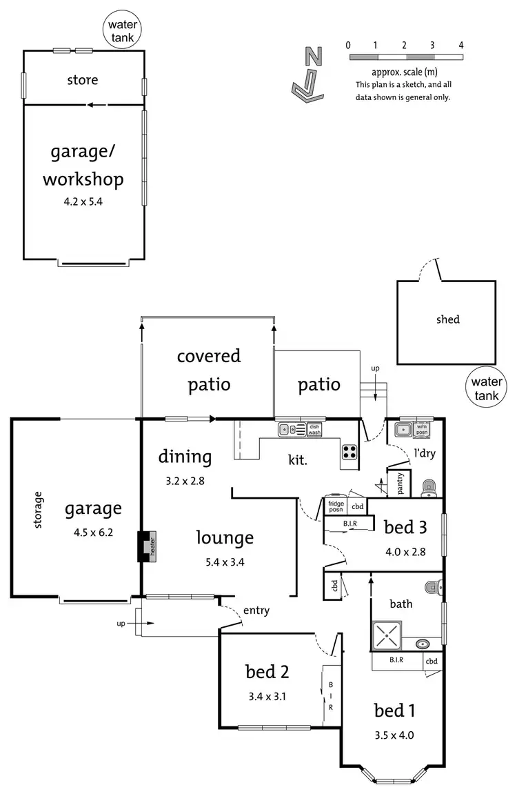Floorplan of Homely house listing, 10 Daffodil Road, Boronia VIC 3155