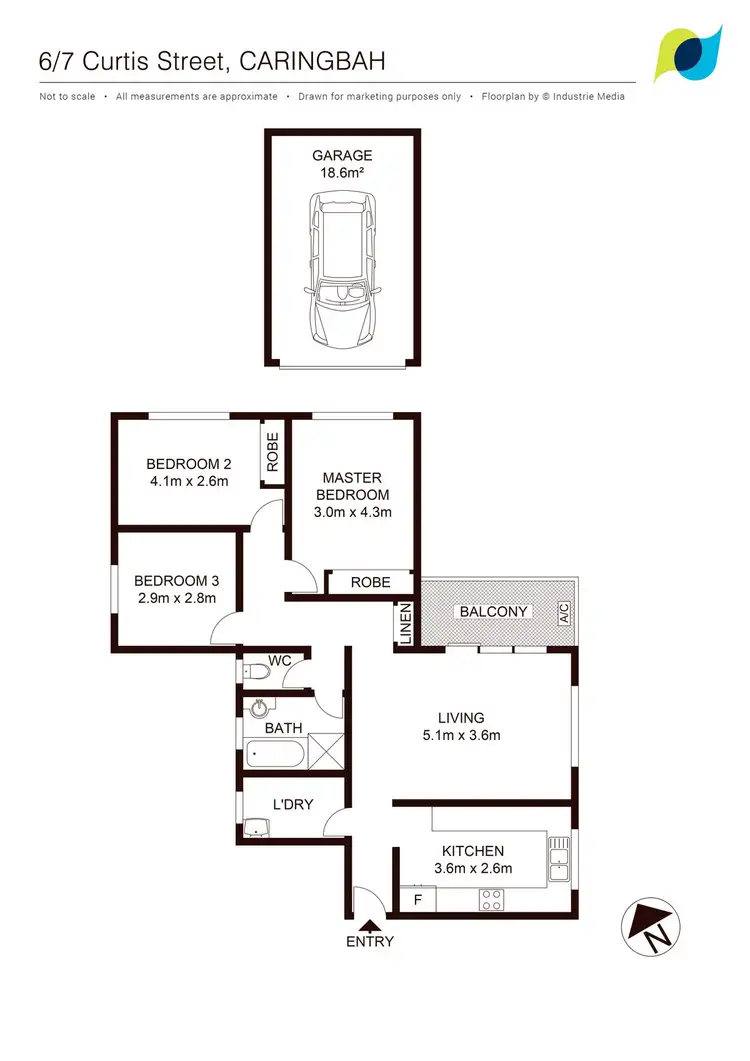 Floorplan of Homely apartment listing, 6/7 Curtis Street, Caringbah NSW 2229