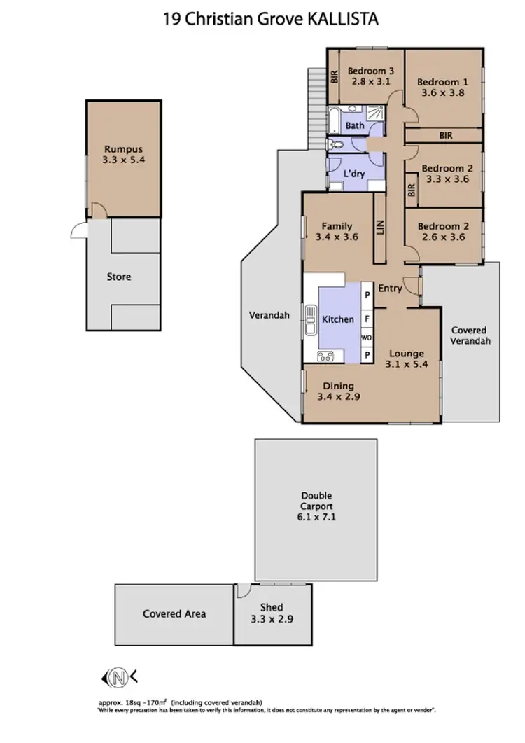 Floorplan of Homely house listing, 19 Christian Grove, Kallista VIC 3791