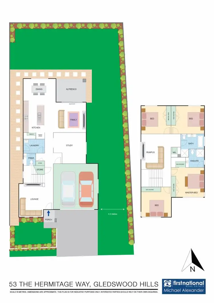 Floorplan of Homely house listing, 53 The Hermitage Way, Gledswood Hills NSW 2557