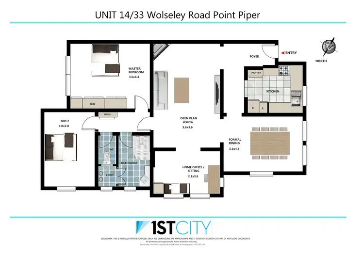 Floorplan of Homely apartment listing, 14/33 Wolseley Road, Point Piper NSW 2027