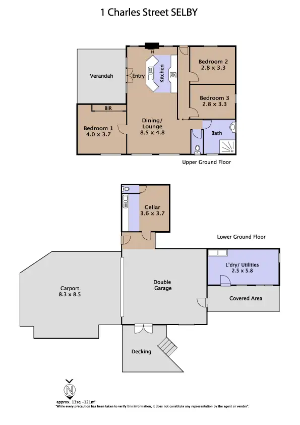 Floorplan of Homely house listing, 1 Charles Street, Selby VIC 3159
