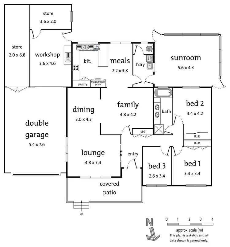 Floorplan of Homely house listing, 57 Ruthven Street, Rosanna VIC 3084