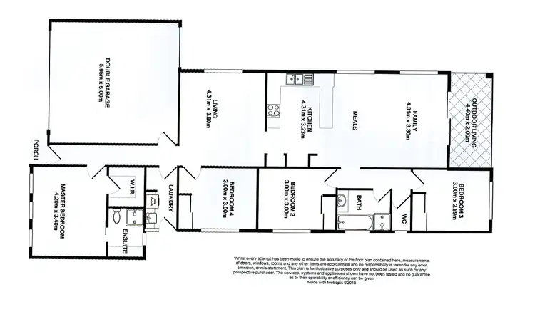 Floorplan of Homely house listing, 26 Boland Drive, Lyndhurst VIC 3975