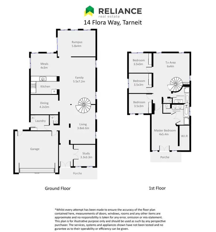 Floorplan of Homely house listing, 14 Flora Way, Tarneit VIC 3029