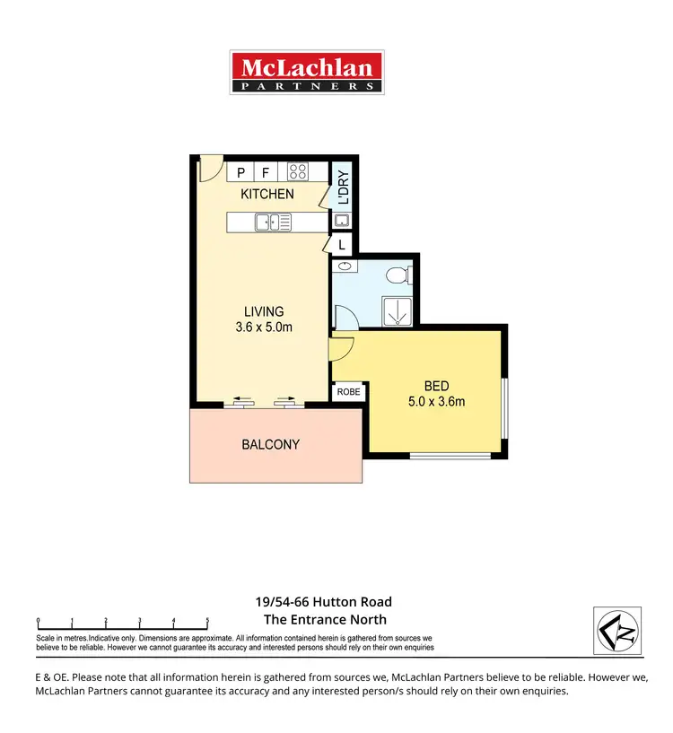 Floorplan of Homely unit listing, 19/54-66 Hutton Road, The Entrance North NSW 2261