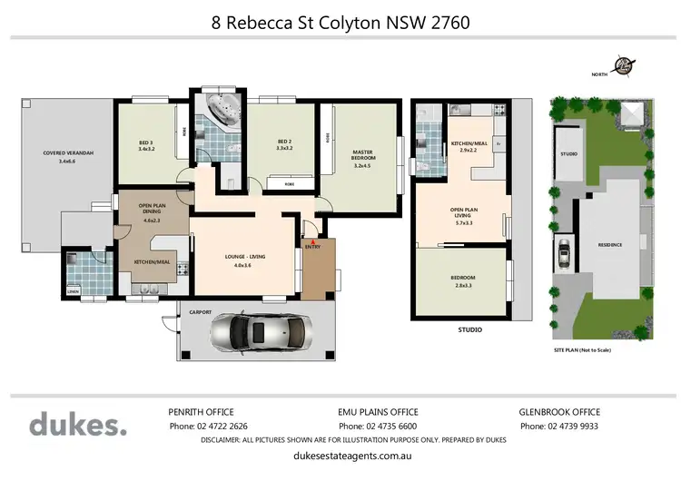 Floorplan of Homely house listing, 8 Rebecca Street, Colyton NSW 2760
