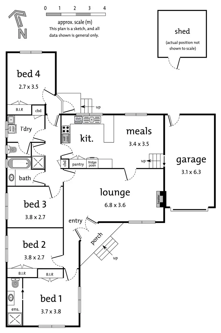 Floorplan of Homely house listing, 7 Loma Street, Ringwood East VIC 3135