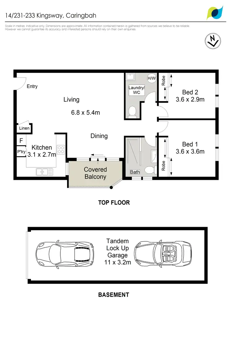 Floorplan of Homely apartment listing, 14/231 Kingsway, Caringbah NSW 2229