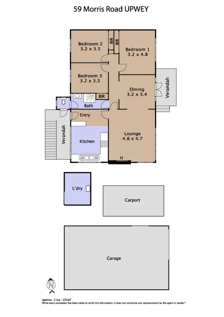 Floorplan of Homely house listing, 59 Morris Road, Upwey VIC 3158