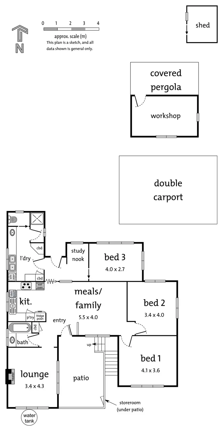 Floorplan of Homely house listing, 89 Cuthbert Street, Heathmont VIC 3135