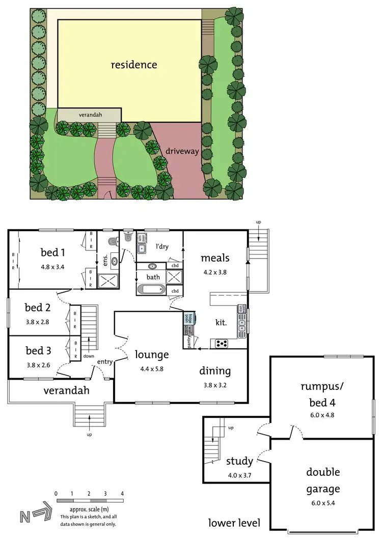 Floorplan of Homely townhouse listing, 1 Lady Brasseys Drive, Kew VIC 3101