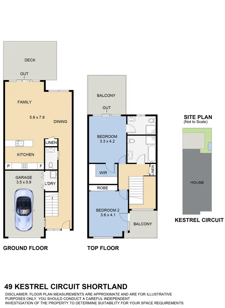 Floorplan of Homely house listing, 49 Kestrel Circuit, Shortland NSW 2307