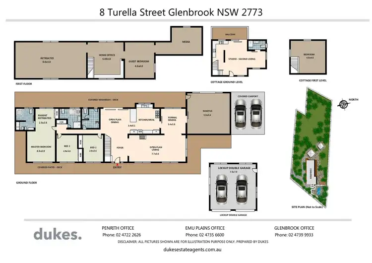 Floorplan of Homely house listing, 8 Turella Street, Glenbrook NSW 2773