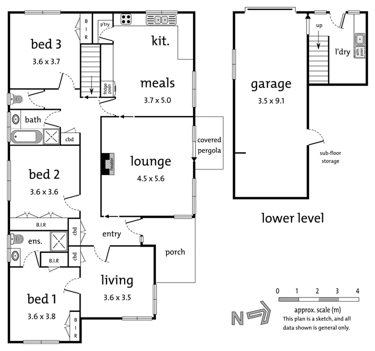 Floorplan of Homely unit listing, 1/10 Allens Road, Heathmont VIC 3135