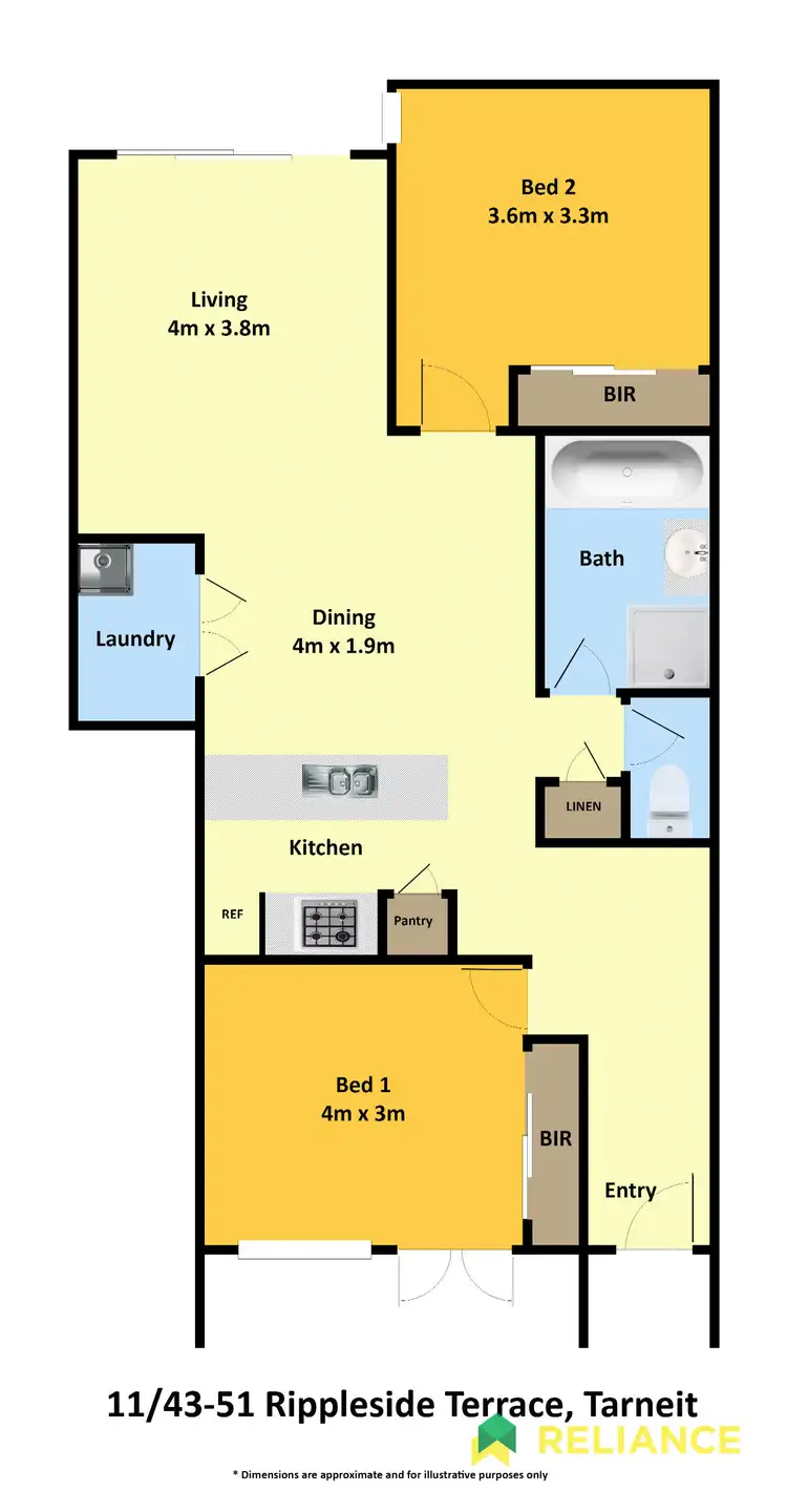 Floorplan of Homely unit listing, 11/43-51 Rippleside Terrace, Tarneit VIC 3029