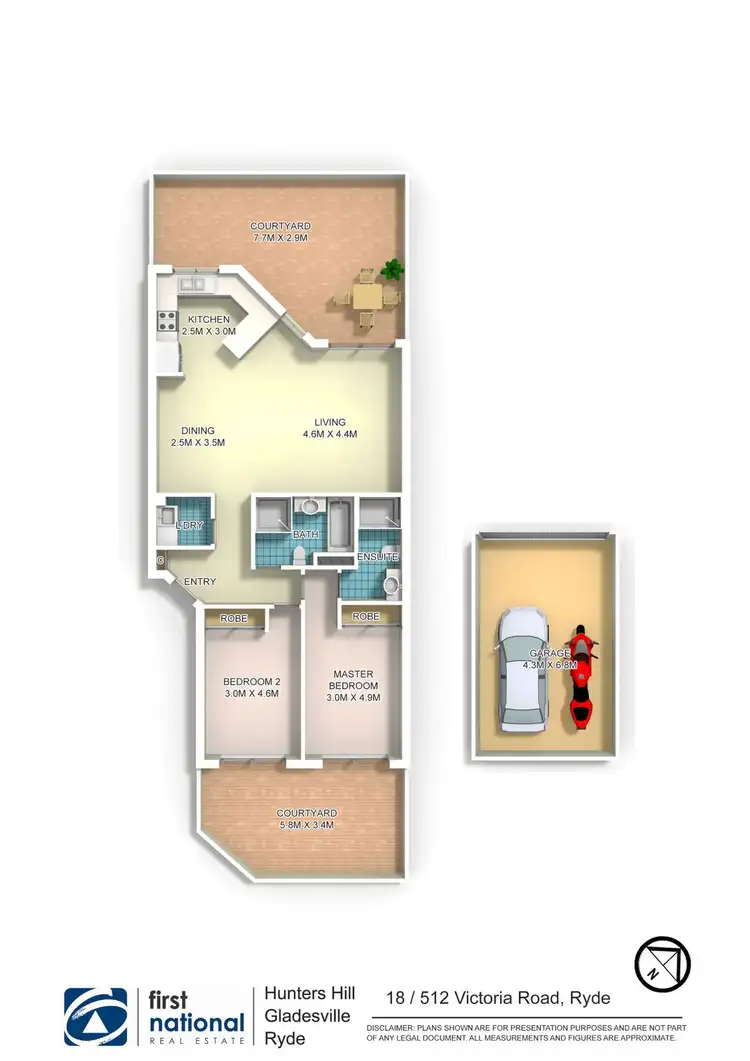 Floorplan of Homely apartment listing, 18/512 Victoria Road, Ryde NSW 2112