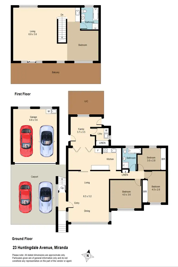 Floorplan of Homely house listing, 23 Huntingdale Avenue, Miranda NSW 2228