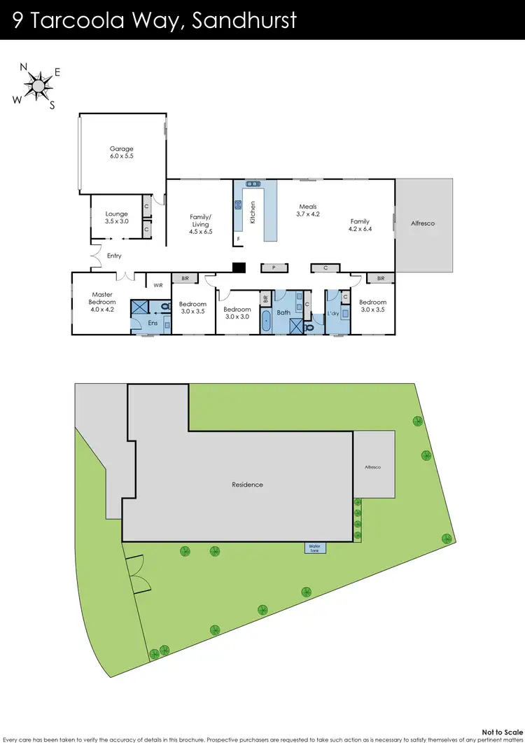 Floorplan of Homely house listing, 9 Tarcoola Way, Sandhurst VIC 3977