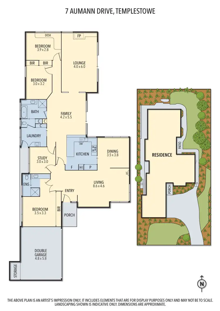 Floorplan of Homely house listing, 7 Aumann Drive, Templestowe VIC 3106