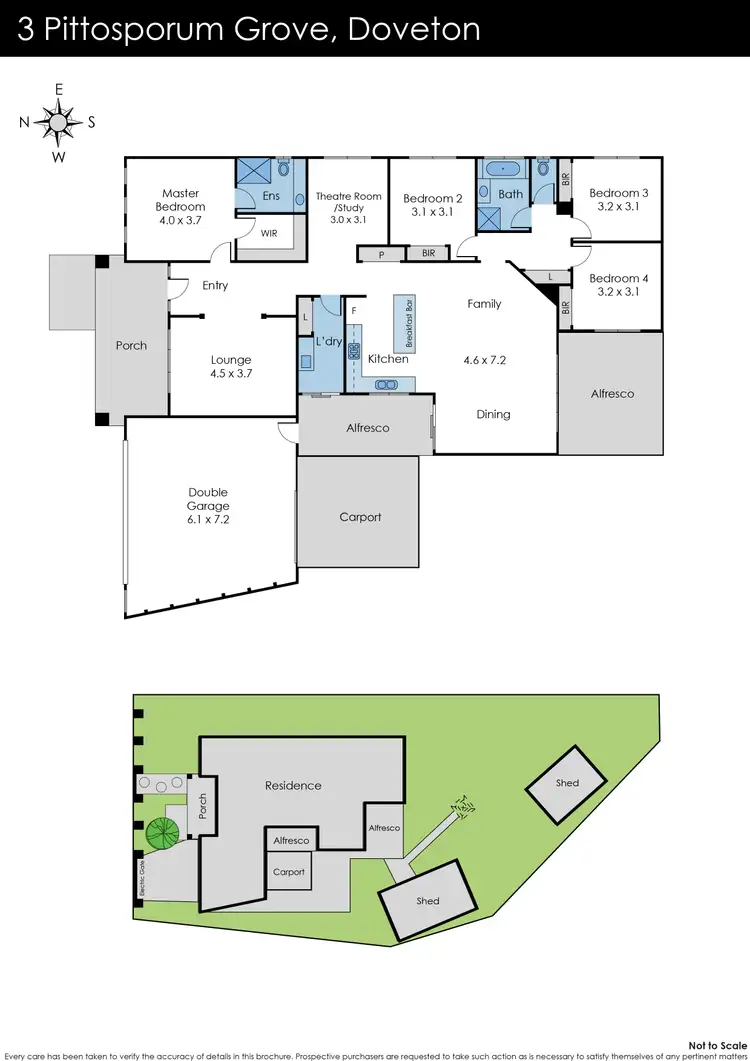 Floorplan of Homely house listing, 3 Pittosporum Grove, Doveton VIC 3177