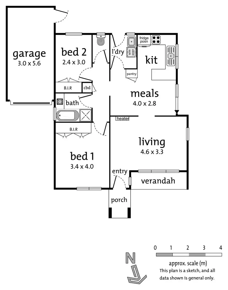 Floorplan of Homely unit listing, 1/1 Wilson Street, Ringwood East VIC 3135
